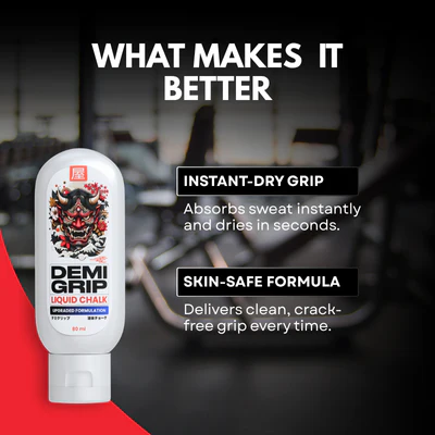 Demigrip Liquid Gym Chalk | 100+ uses - Image 4